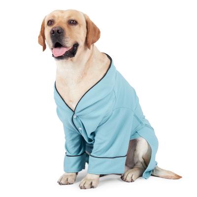 China OEM/ODM Roupas Pet Bathrobe Sleep Wear Designer Nightgown Jumpsuit Dog Viable Pajamas Clothes Luxury Pet Clothing for sale