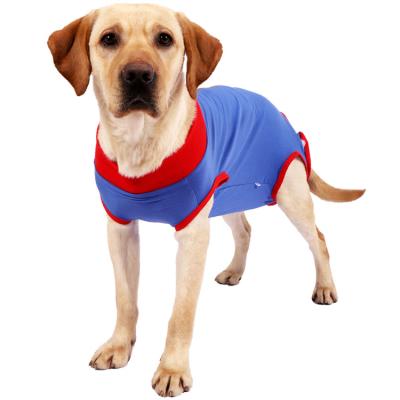 China OEM/ODM Stored Postoperative Wound Protector Vest Pet After Surgery Wear Surrogate Dog Recovery Suit Puppy Medical Surgical Clothes for sale