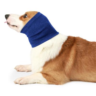 China Stocked OEM/ODM Pet Calming Scared Headgear Soothe Turban Bib Dog Continue Sick Sleep Warm Breathable Relieve Emotional Wear for sale