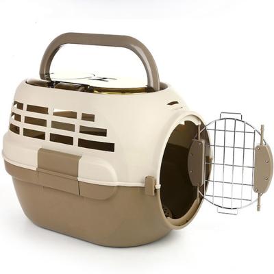 China Plastic Pet Carrier Hot Sale Airline Manufacturer OEM/ODM Cage Cat Dog Transport Box Portable Stored Approved Pet Cage for sale