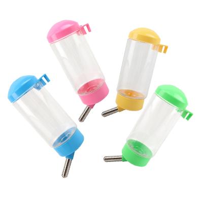 China New Design OEM/ODM Automatic Cat Dog Pet Hanging On Cage Bottle Hanging Pet Drinking Water Bottle Feeder for sale