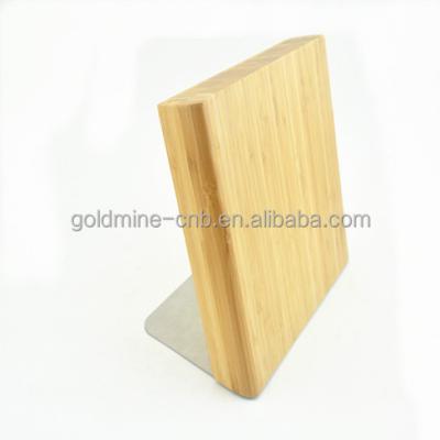 China Sustainable Bamboo / Wooden Magnetic Knife Block / Knife Holder For Knife Set Storage for sale