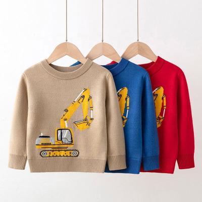 China European and American children's cartoon sweater baby boy pattern knitted sweater children's wear anti-pilling new stylish autumn winter for sale