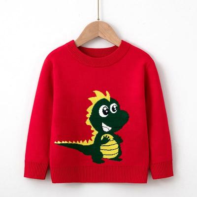 China European and American new style autumn and winter anti-pilling cartoon knitted baby boy children'clothing pattern children's sweater sweater for sale