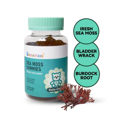 China Increase Immunity Private Label Sea Moss Vitamin C Weight Loss Moss Bladderwrack Burdock Gummies 750 mg USA for sale