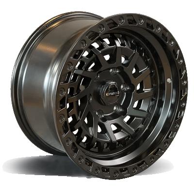 China Kipardo aluminum 17 20 inch black rims 6 holes offroad pcd 6x139.7 4x4 wheels for sale