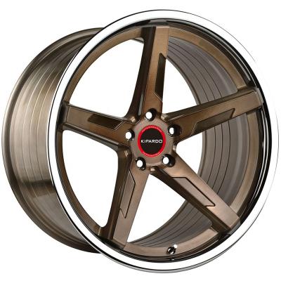 China Kipardo Aluminum High Performance 20x9 20x10.5 5X112 5x120 Staggered Flow Shape Wheels for sale