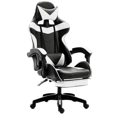 China (Size) Fast Shipping Adjustable PC Desk Packing Computer Silla Gamer Gear Gaming Chair Leather Extended With Footrest for sale