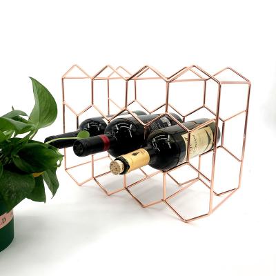 China Viable Custom Wine Storage Racks For Home Decor Wine Bottle Holder Rack for sale