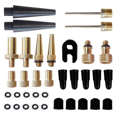 China Auto Parts\Bike Parts Bestsellers Bike Adapter Copper Bicycle Valve Adapters Kit Bike Tire Tire AV Adapter for sale