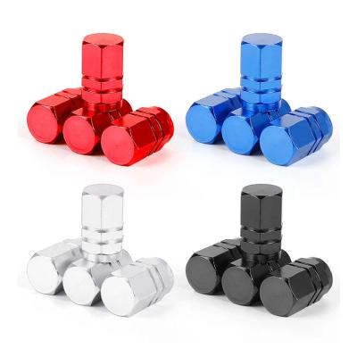 China Schrader valve cover the most popular hexagonal aluminum alloy beak cover tire valve stem cover valve cover for sale