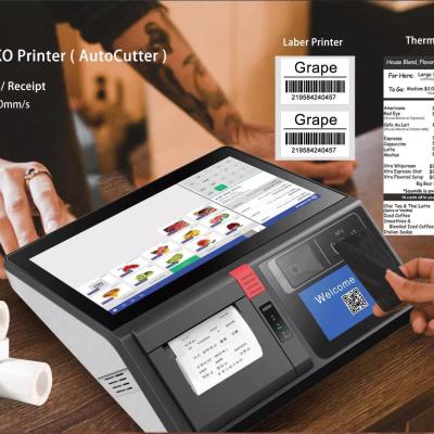 China Model sgt-116 POS Systemenpos Machine met 58mm Thermische Printer For Restaurant Te koop