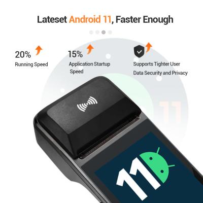 China Android 11 H8 paga o leitor de cartão Pos Terminal de NFC da máquina da posição do terminal à venda