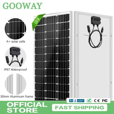 China 12v Solar Panel 120w Mono Off Grid Power For Rv Campervan Boat Caravan Motorhome for sale