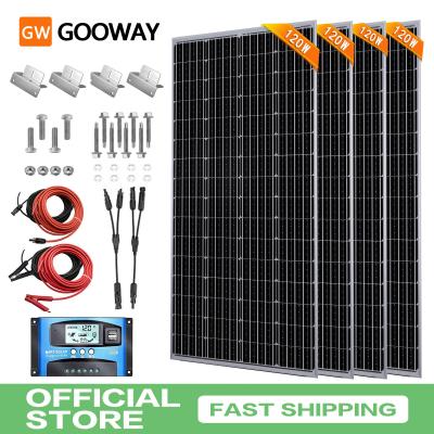 China 120w Solar Panel Kit 12v Battery Charger 60a Controller Rv Camper Boat Caravan for sale