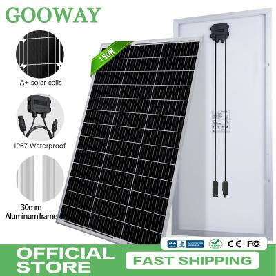 China 150w Solar Panel 12v Mono Off Grid Power For Rv Campervan Boat Caravan Motorhome for sale