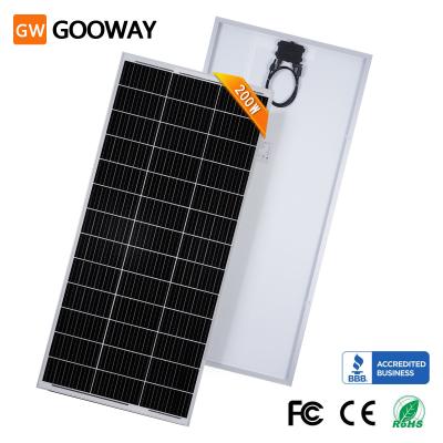 China 200w Solar Panel 12v Mono Off Grid Power For Rv Campervan Boat Caravan Motorhome for sale