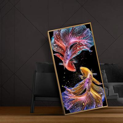 China Wholesale Modern Diamond Painting Kit Carp 5d Diy Diamond Painting Custom Diamond Painting for sale