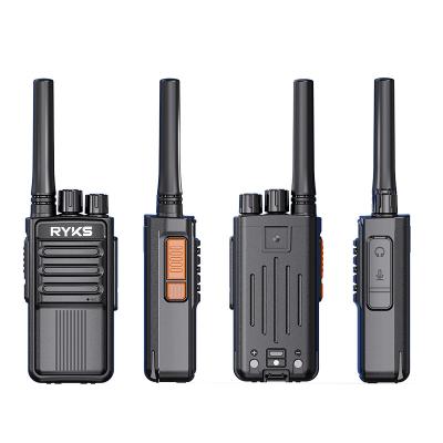 China Portable Reliable Durable Cheap Factory Price Walkie Talkie Abs Black Walkie Talkie Two-way Radio for sale