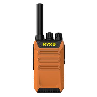 China Portable Reliable Durable Factory Supplier New Brand Two-Way Radio Abs Black Green Orange Ash Abs Walkie Talkie for sale