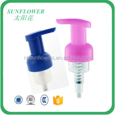 China Non Spill Plastic Cosmetic Foam Pump 28 Closure for sale