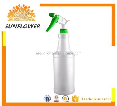 China Plastic Detergent HDPE 960mL/1L Plastic Trigger Spray Bottle Made In China for sale