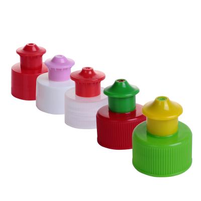 China Spill No Yuyao 24/410 28/410 whosale bottle pull push cap for sale