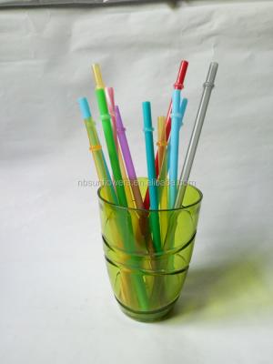 China Disposable Reusable Plastic Colored Hard Drinking Straws for sale