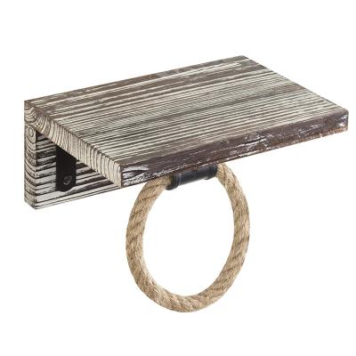 China KOREAN Hemp Single Rope Creativity Storage Toilet Corner Bathroom AHOME Rack Towel Paper Holder for sale