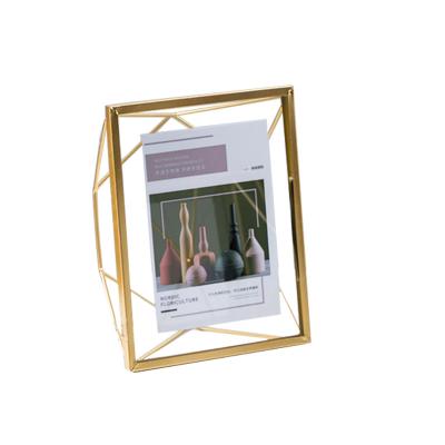 China Wholesale direct high quality light luxury photo frame factory price metal picture frame photo frame for sale