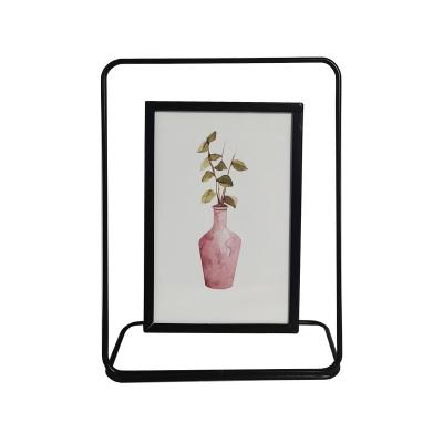 China High Quality Environmentally Friendly Home Office Metal Display Hangings Metal Photo Household Living Room Framed Photos Metal Photo Frame for sale