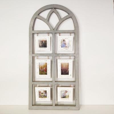 China Decorative High Quality Wholesale Style Advertised Wooden Frame Photo Frame Multi Wall Hanging Photo Frame Factory Window Service Service for sale