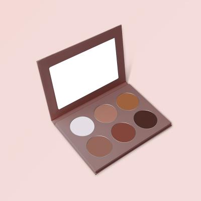 China Sunscreen New Product Durable 6 Color Contour Makeup Palette Private Label for sale