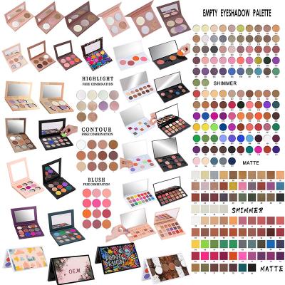 China New Arrival OEM Makeup Private Label Waterproof Makeup Palette Make Your Own 12 Color Eyeshadow Palette for sale