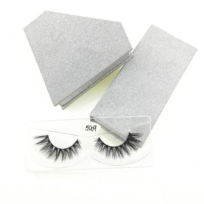 China Real Mink False Eyelashes Private Label Mink Hair Lashes 100% Mink Fur Fluffy Eyelashes Customized 3D Handmade Natural Soft Good Quality Package for sale