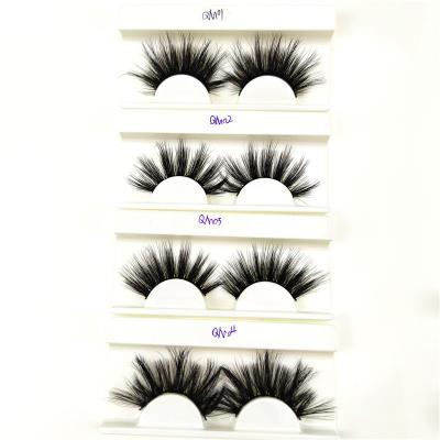 China Qingdao Brand Qingdao Brand Synthetic Fiber Eyelash Extension Faux Mink Natural Soft Padded Bra Eyelashes Lashes for sale