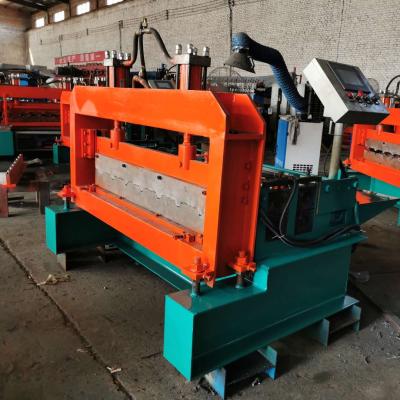 China Building Material Shops Curved Automatic Roof Crimping Machine Curved Roof Panel Roll Forming Machine for sale