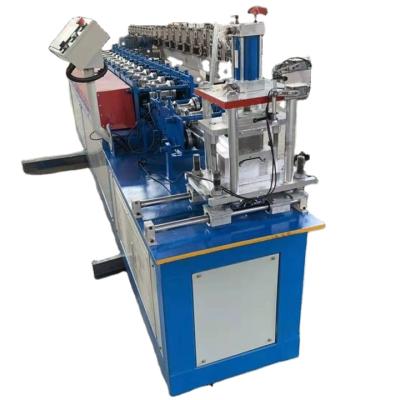 China Building Material Shops Automatic Metal Roller Shutter Steel Door Frame Roll Forming Machine for sale