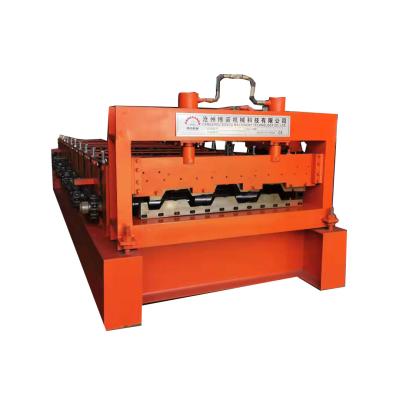 China Building Material Shops Metal Steel Decking Roll Forming Machine Steel Sheet Roof Angle Roll Forming Machine for sale