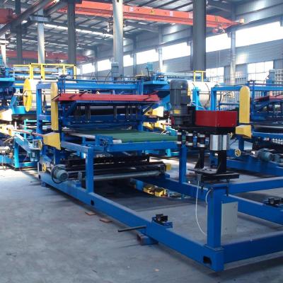 China Building Material Stores EPS Sandwich Panel Roll Forming Machine / Roof Sheet Production Line for sale