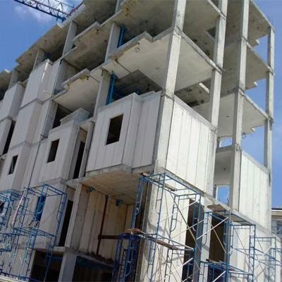 China Scandinavian Recycled Use EPS Cement Sandwich Wall Panel For Prefab House Lightweight Concrete Blocks for sale