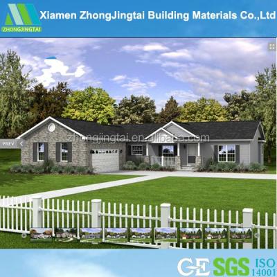 China Modular homes Indiana de pre-fabricada de villa kit de casa de moderno d'europeu d'estilo de mur China for sale