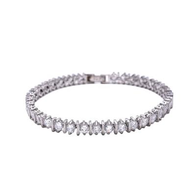 China FASHIONABLE 925 Zircon Fashion Women Bracelet Silver Diamond Tennis Bracelet, CZ Bracelet for sale