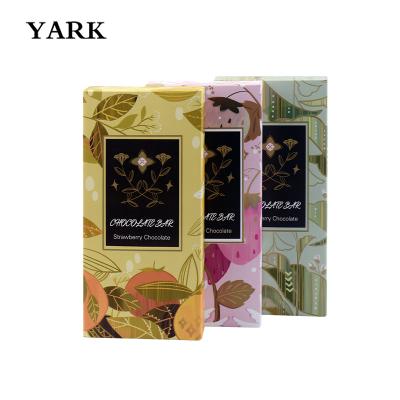 China Recycled Materials Custom Luxury Chocolate Boxes Chocolate Bar Packaging Box With Insert for sale