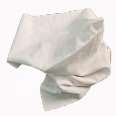 China Strong Oil Water Absorption Capacity China Export Machine Cleaning Standard Size Recycled White Bed Sheet Cotton Cloths for sale