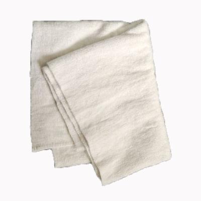 China Strong Capacity Hot Selling Water Oil Absorption Marine Soft Material Cleaning Wiping Face Towel Recycled White Cotton Wiping Cloths for sale