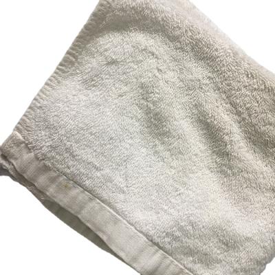 China Strong Oil Water Absorption Capacity 10 Kg Pack Workshop Cleaning Cloth Recycled Towel White Cotton Marine Face Cloths for sale