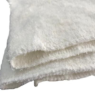 China Good Quality Water Absorption Capacity Strong Oil Absorbent Water Face Towel Recycled White Cotton Wiping Cloths for sale