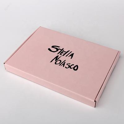 China Recyclable Mailing Boxes Custom Color Print Matte Flat Paper Mailing Kraft Paper Box for sale