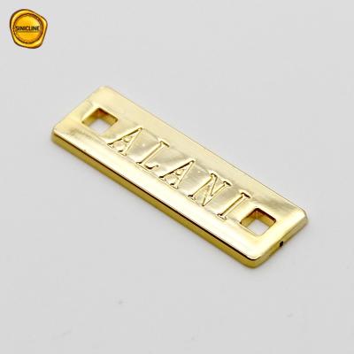 China Custom China Sinicline swimwear brand logo metal tag and panty liner stickers for swimwear accessories for sale